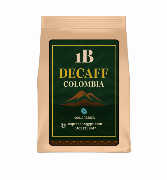 1B – Colombia Decaf Speciality Coffee – 100% Arabica (Caffeine-Free)