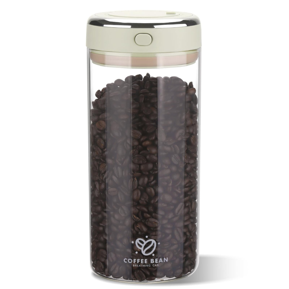Airtight Coffee Bean Storage Canister – Vacuum Sealed Container