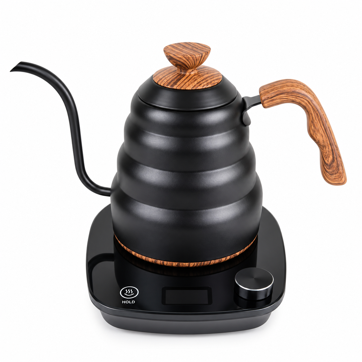 Matte Black Electric Gooseneck Kettle – Pour Over Coffee Kettle