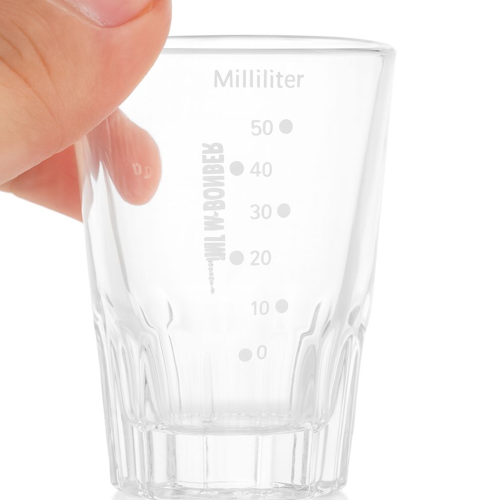 كوب إسبريسو B-3 BOMBER | B-3 BOMBER Espresso Shot Glass (60ml) – Thick Crema Glass for Baristas