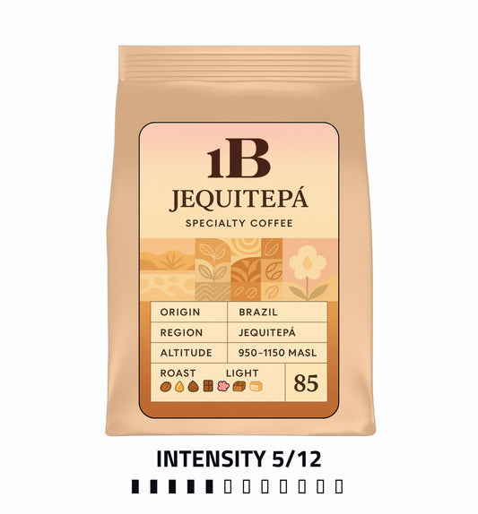 Brazil Jequitepá Specialty Coffee Beans | 1B Light Roast – Nutty Chocolate Sweet Notes (85 SCA)