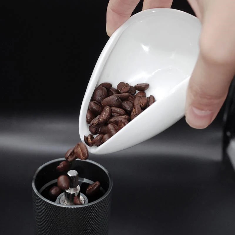 Professional Ceramic Coffee Bean Dosing Tray - Precision Weighing & Pouring Bowl