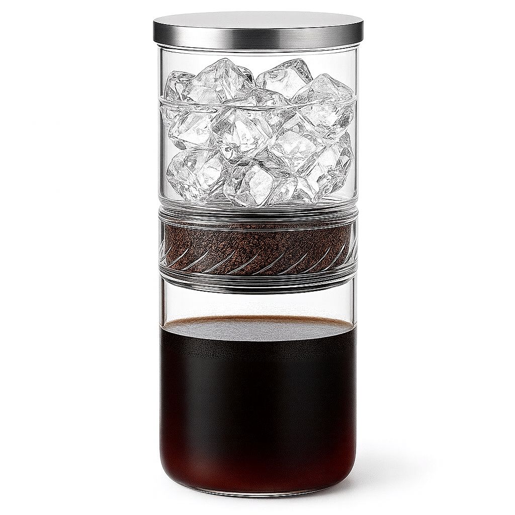 BrewDrop™ – Cold Brew Coffee Dripper | قطّارة قهوة باردة برو دروب
