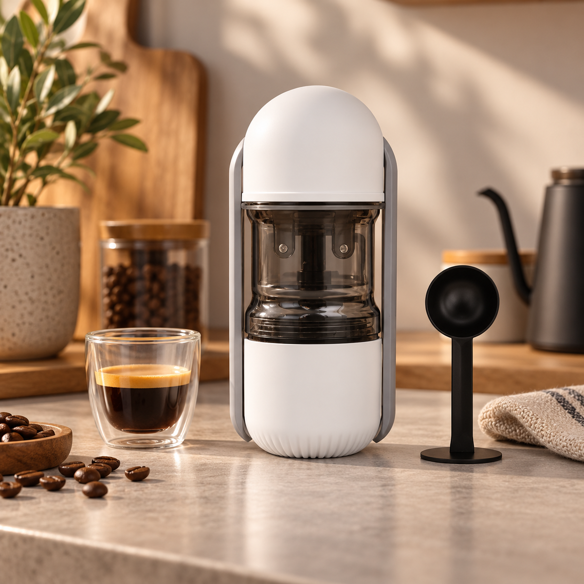 Portable Manual Espresso Maker – ماكينة اسبريسو يدوية محمولة
