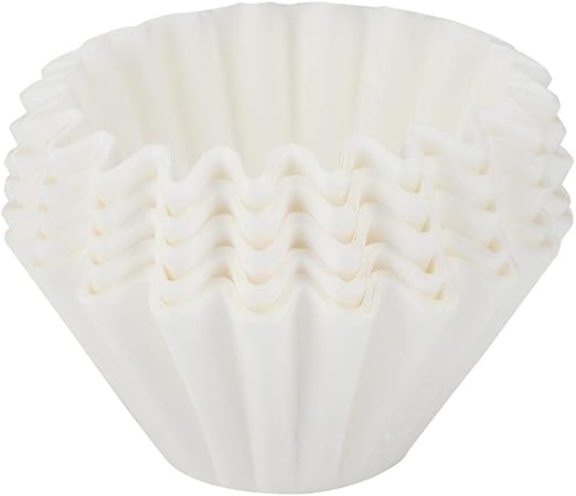 Premium Disposable Basket Coffee Filters - Unbleached White Paper