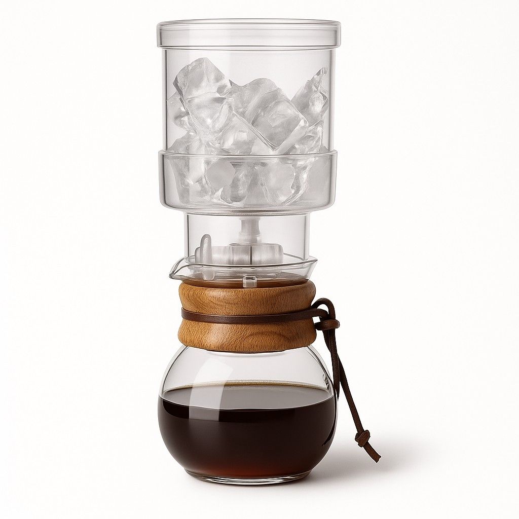 Elegant Cold Drip Coffee Maker(400-500 ml) -صانعة القهوة كولد دريب بتصميم زجاجي أنيق