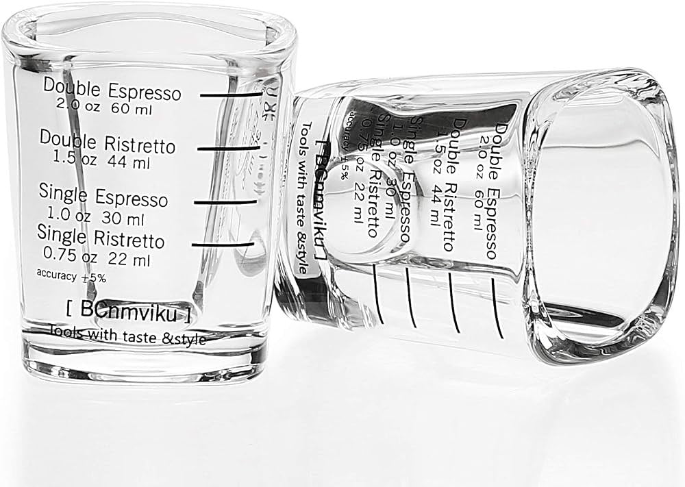 Espresso & Ristretto Measuring Shot Glass – 60ml