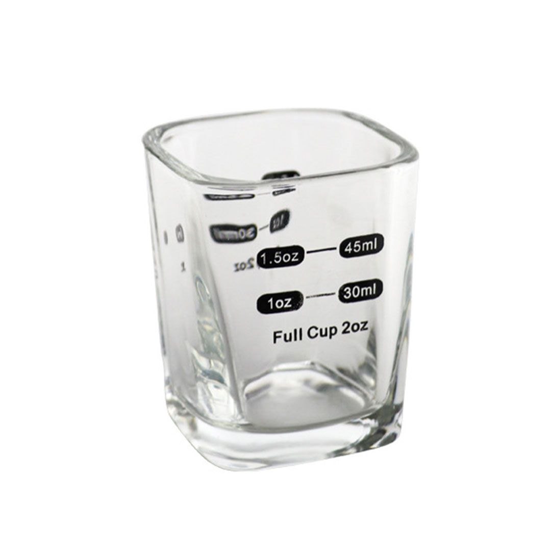 Barista Measuring Shot Glass – Dual Ounce & Milliliter Scale
