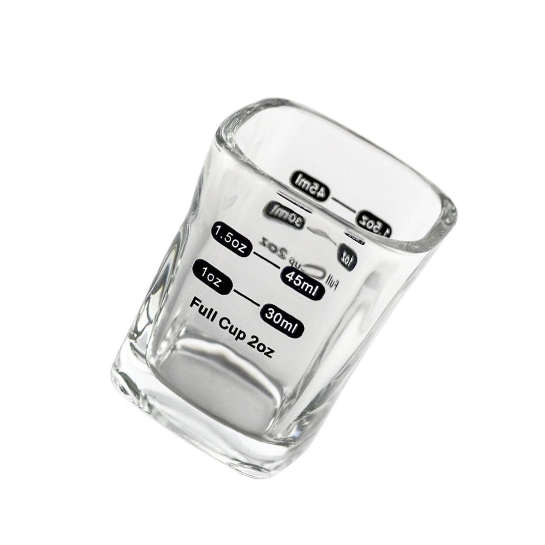 Barista Measuring Shot Glass – Dual Ounce & Milliliter Scale