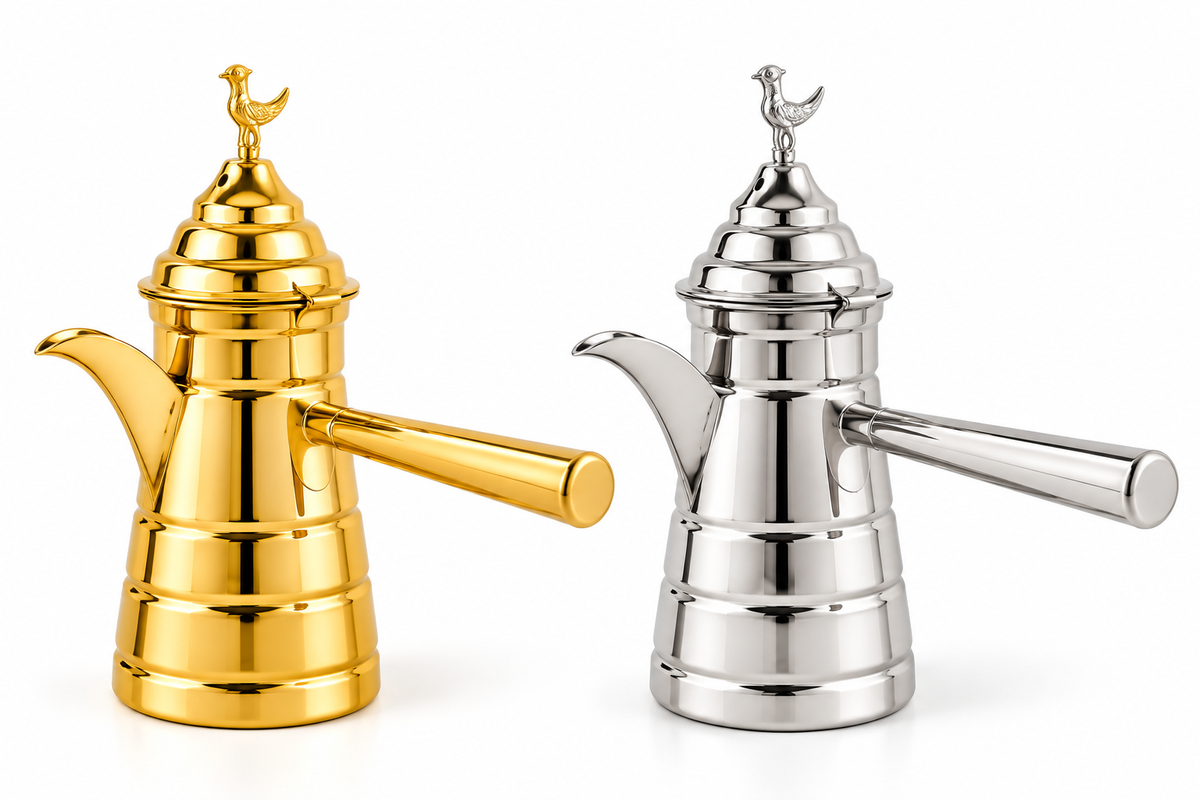 Turkomaz Arabic Coffee Pot 0.8L – دلة قهوة عربية