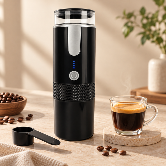 Wireless Portable Capsule Coffee Maker – Rechargeable Travel Coffee Machine