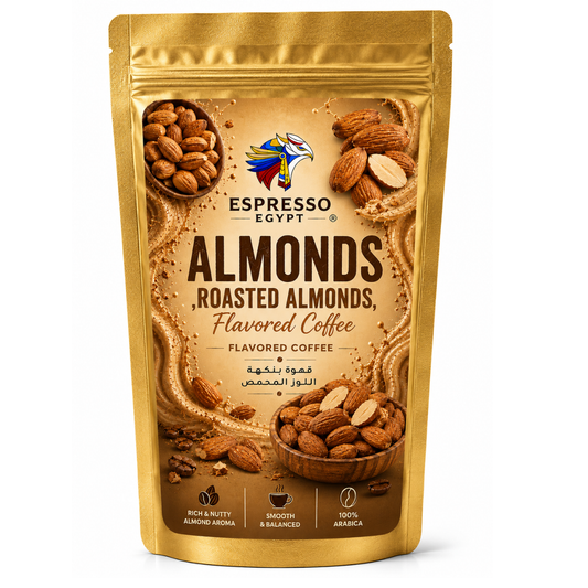 Almonds-Roasted-Flavored Coffee - 100% Arabica