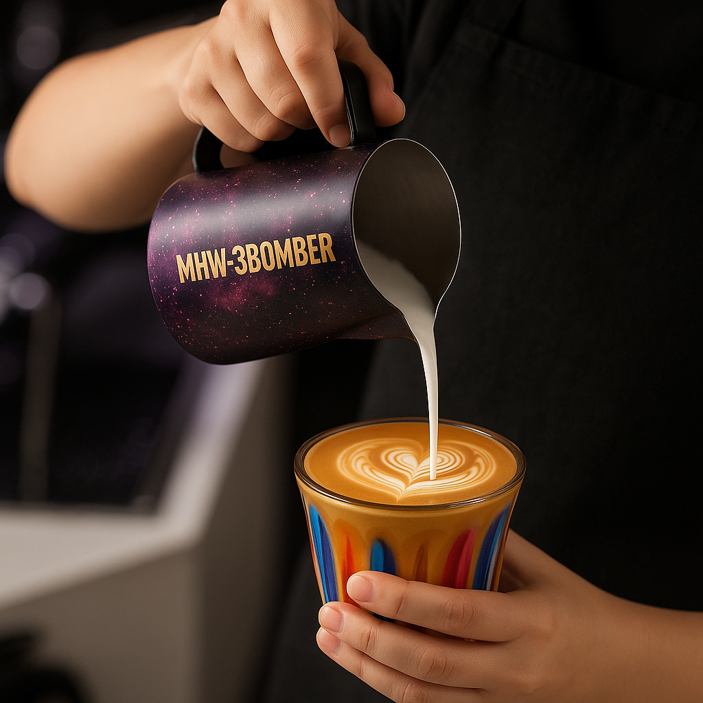 MHW-3BOM Galaxy Milk Frothing Pitcher 600ml – إبريق تبخير الحليب جالاكسي الاحترافي 600 مل