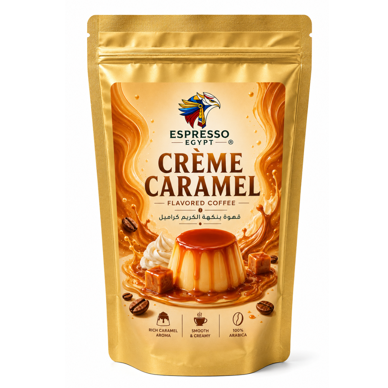 Crème-Caramel-Flavored Coffee - 100% Arabica