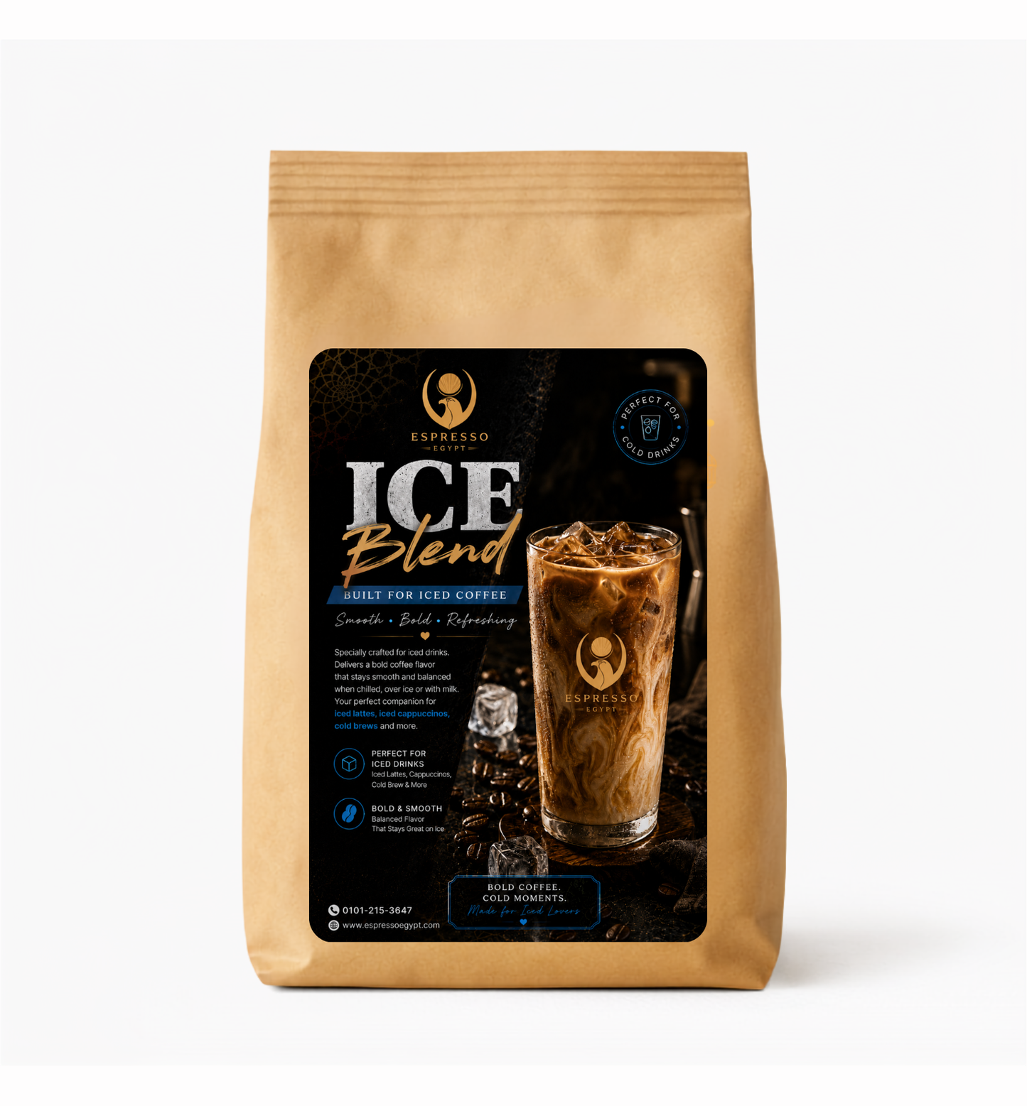 Espresso Egypt Ice Blend Coffee | Freshly Roasted Coffee for Iced Latte & Cold Drinks