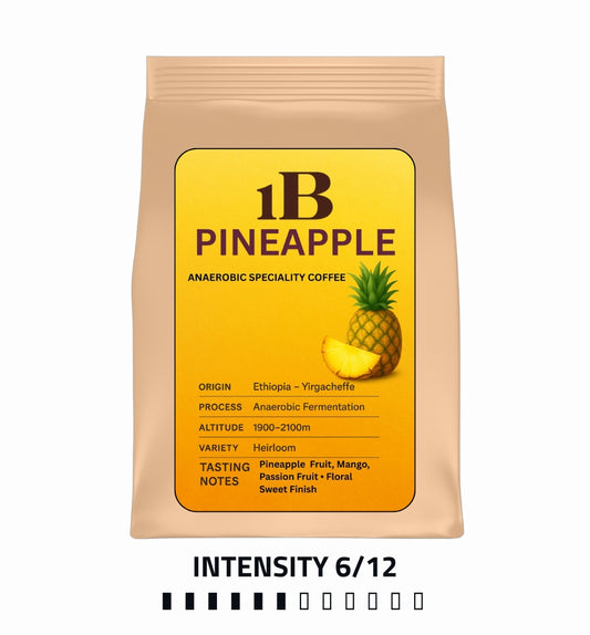 Pineapple Anaerobic Coffee | 1B Specialty – Tropical Fruity Notes (Light Roast)