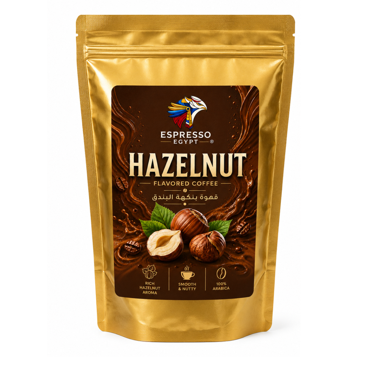 Hazelnut-Flavored Coffee - 100% Arabica