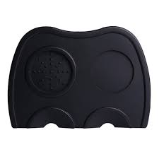Double-Slot Espresso Tamping Mat – Silicone Barista Pad