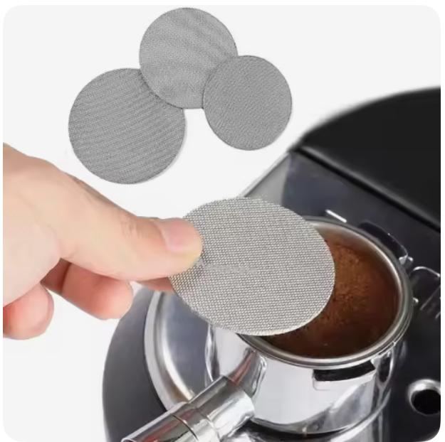 Stainless Steel Espresso Filter Disc 51mm – فلتر ديسك معدني 51 ملم لآلات الإسبريسو