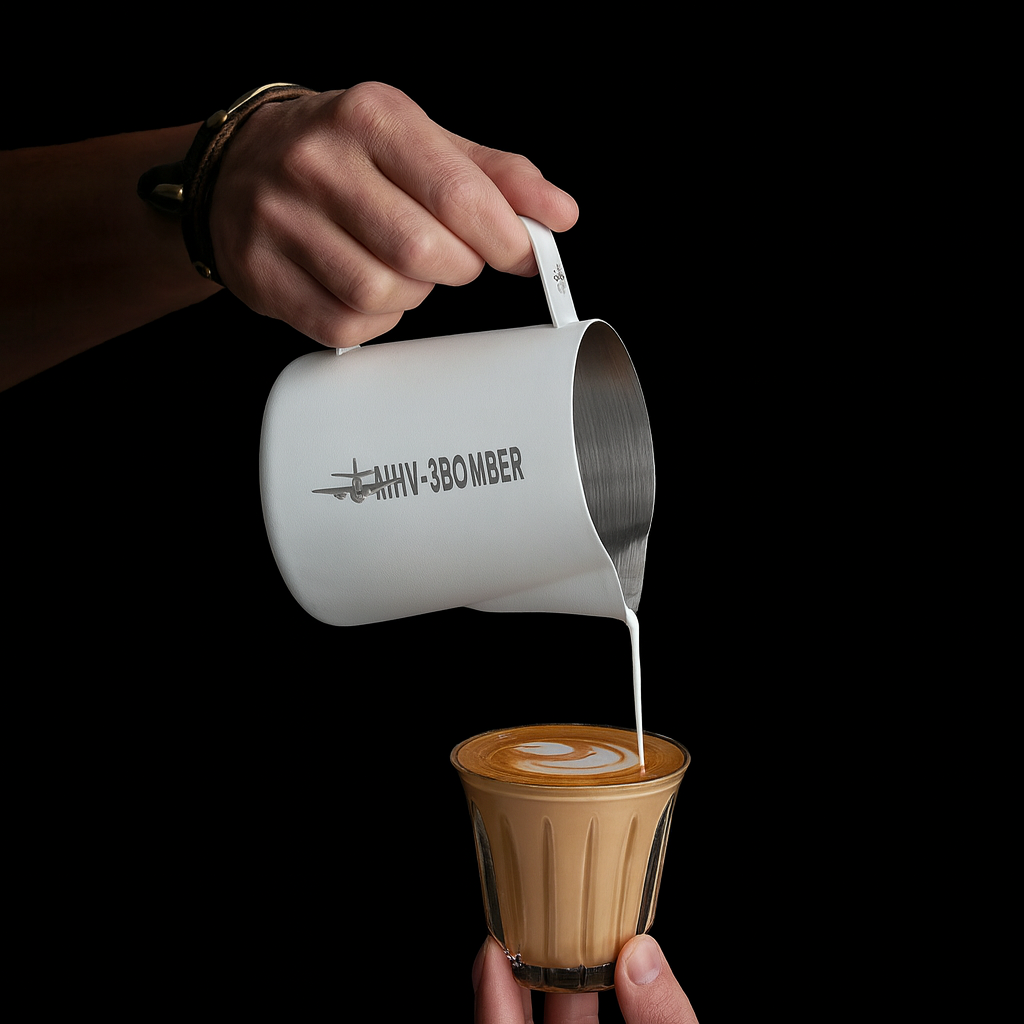 MHW-3BOMBER Matte Blue Milk Frothing Pitcher 500ml – Professional Latte Art Pitcher