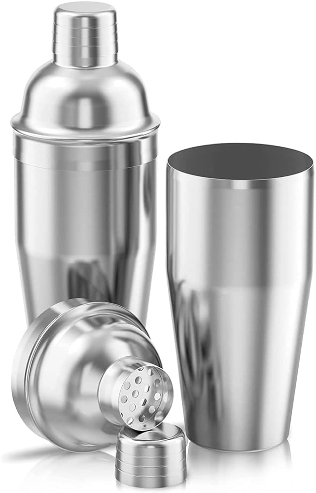 Professional Stainless Steel Cocktail Shaker -  Handheld Drink Mixer