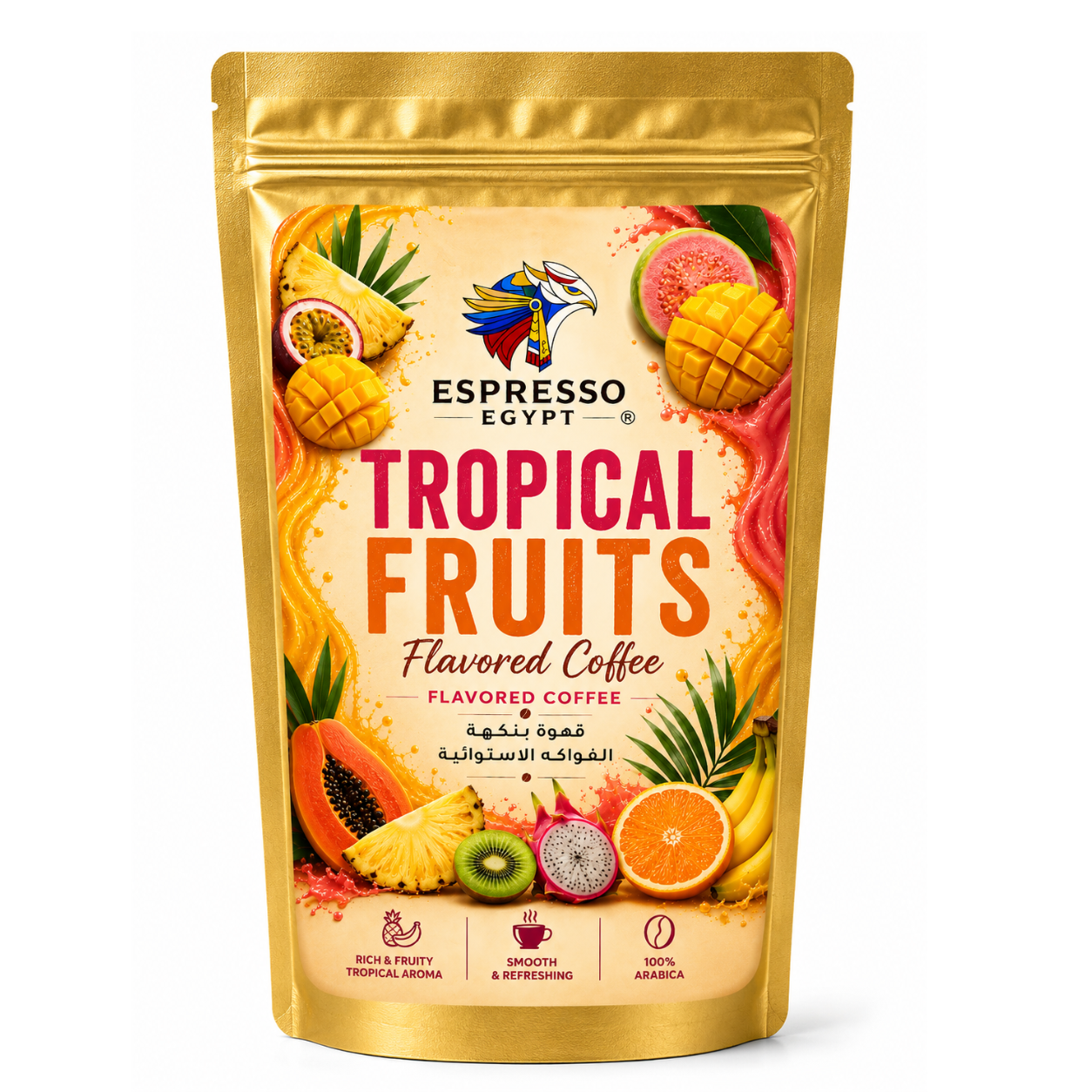 Tropical Fruits Flavored Coffee - 100% Arabica