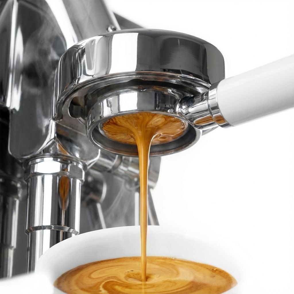 White Bottomless Portafilte 51 mm