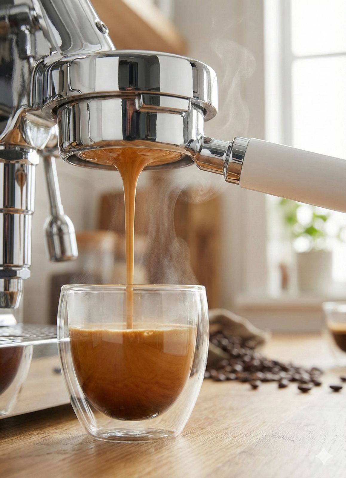 White Bottomless Portafilte 51 mm