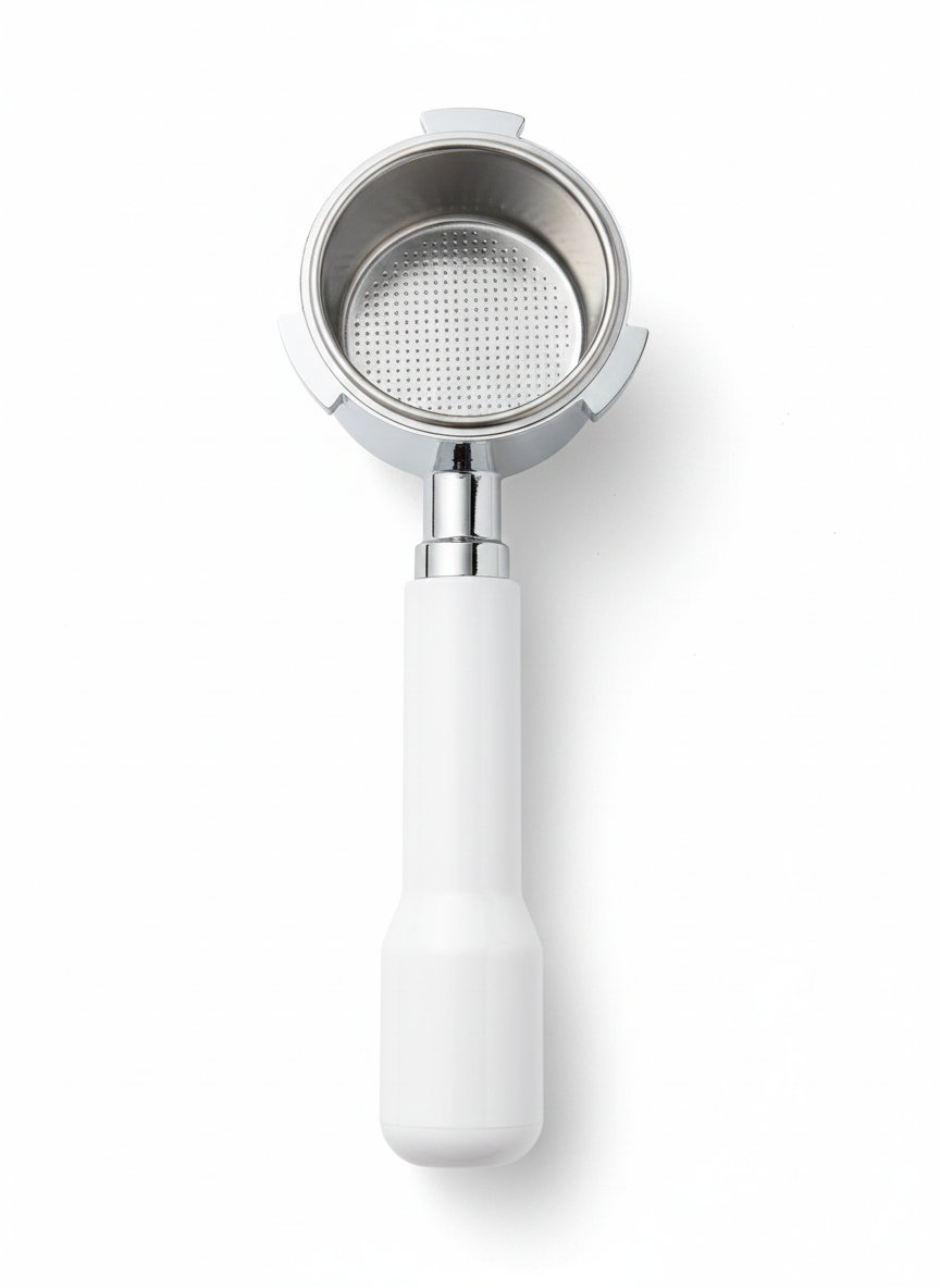 White Bottomless Portafilte 51 mm