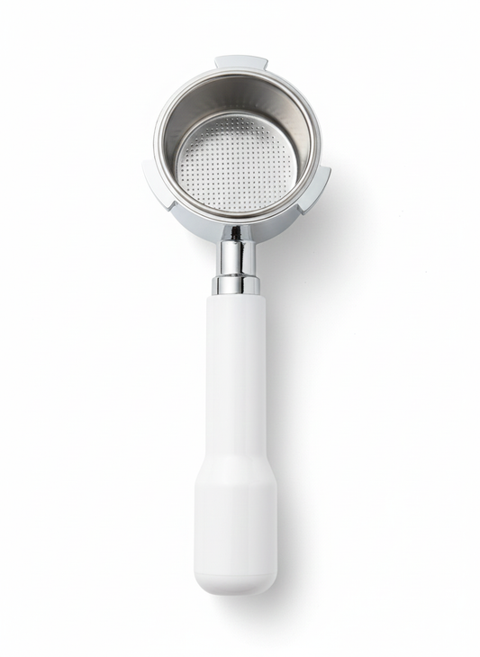 White Bottomless Portafilte 51 mm